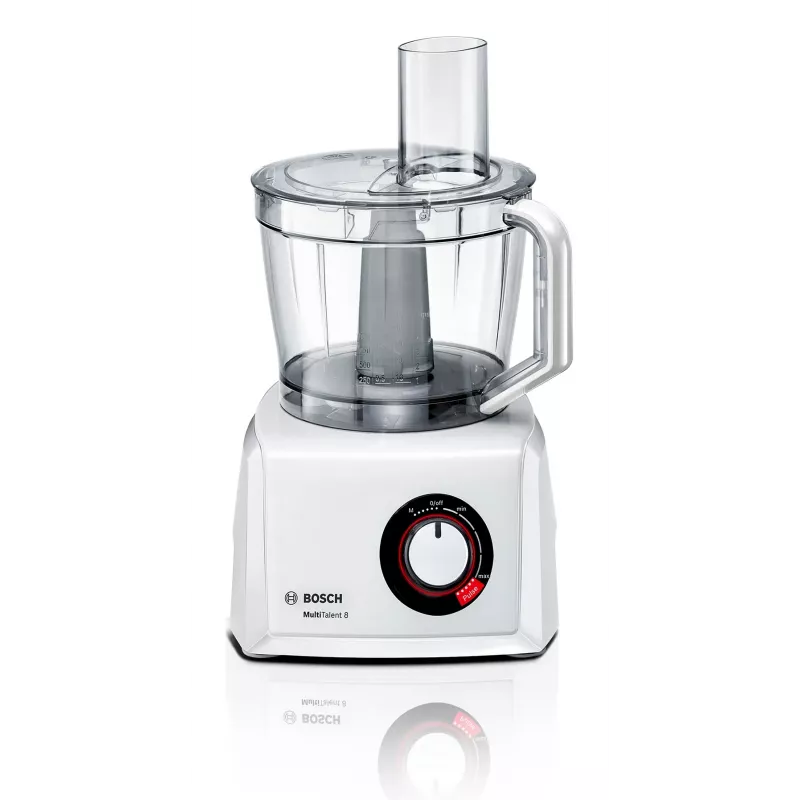Robot de cozinha Bosch MC812W501 — 1000 W, tigela de 3,9 L, branco, lâminas de aço inoxidável
