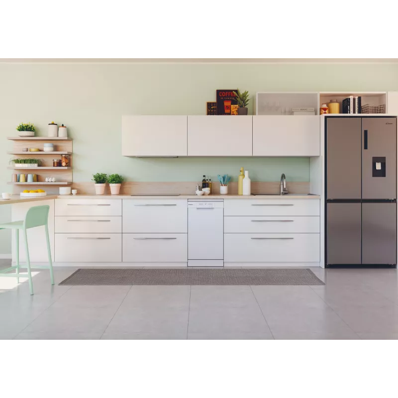 Máquina de lavar louça estreita independente CANDY Brava CDPH 2L1049W — 10 conjuntos de louça, 45 cm, 49 dB, classe energética E