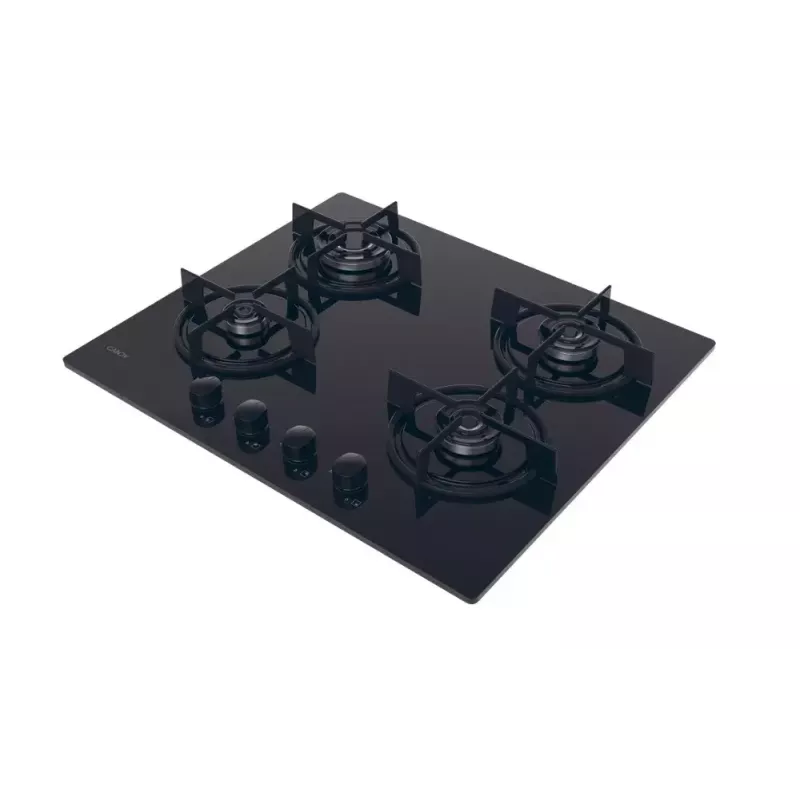 Candy CVW6BB placa preto de encastrar 59,5 cm gás 4 zona(s)