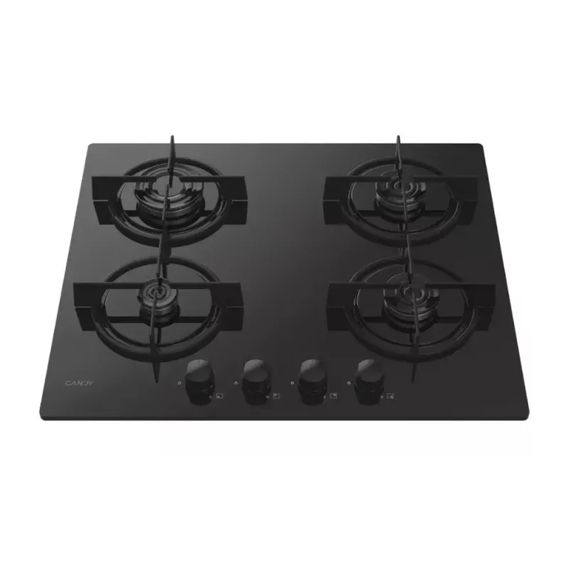 Candy CVW6BB placa preto de encastrar 59,5 cm gás 4 zona(s)