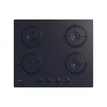 Candy CVW6BB placa preto de encastrar 59,5 cm gás 4 zona(s)