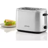 Torradeira Gorenje T800DS – torradeira de aço inoxidável de 2 ranhuras, modelo doméstico compacto