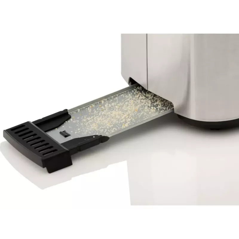 Torradeira Gorenje T800DS – torradeira de aço inoxidável de 2 ranhuras, modelo doméstico compacto