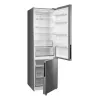 Combinado frigorífico-congelador independente Midea MDRB600MME46, 443 L totais, 313 L de frigorífico (No Frost), 130 L de congelador, classe E, aço inoxidável
