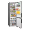 Combinado frigorífico-congelador independente Midea MDRB600MME46, 443 L totais, 313 L de frigorífico (No Frost), 130 L de congelador, classe E, aço inoxidável
