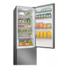 Combinado frigorífico-congelador independente Midea MDRB600MME46, 443 L totais, 313 L de frigorífico (No Frost), 130 L de congelador, classe E, aço inoxidável
