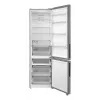 Combinado frigorífico-congelador independente Midea MDRB600MME46, 443 L totais, 313 L de frigorífico (No Frost), 130 L de congelador, classe E, aço inoxidável