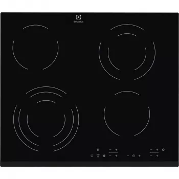 Placa vitrocerâmica encastrável Electrolux EHF6343FOK preto 60 cm 4 zonas de cozedura