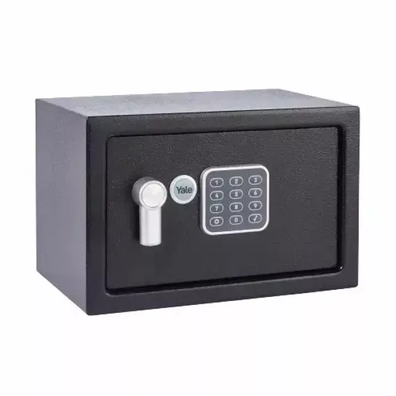 Cofre portátil Yale YSV/200/DB2 preto fechadura de combinação 8,6 L