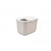 Caixa de areia para gatos com entrada superior Savic Hop In, plástico, bege/branco, 585×390×395 mm