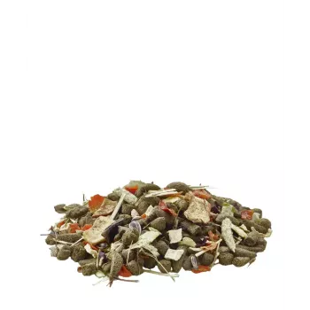 Ração em pellets para coelhos VERSELE-LAGA Cuni Nature 2,3 kg — ervas, 14 % proteína, 15,5 % fibra, 4,5 % gordura, vitamina C, sem glúten e sem soja