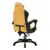 Cadeira gaming huzaro Force 3.7 — cadeira giratória ergonómica high-back, assento amarelo, braços ajustáveis, altura 107,5–116,5 cm