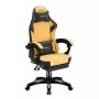 Cadeira gaming huzaro Force 3.7 — cadeira giratória ergonómica high-back, assento amarelo, braços ajustáveis, altura 107,5–116,5 cm