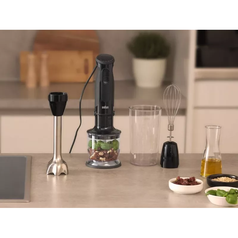 Braun MultiQuick 5 MQ 50202 M 0,6 L varinha mágica 1000 W preta