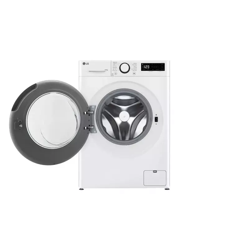 Máquina de lavar e secar LG F4DR509SBW de instalação livre carga frontal preto, branco