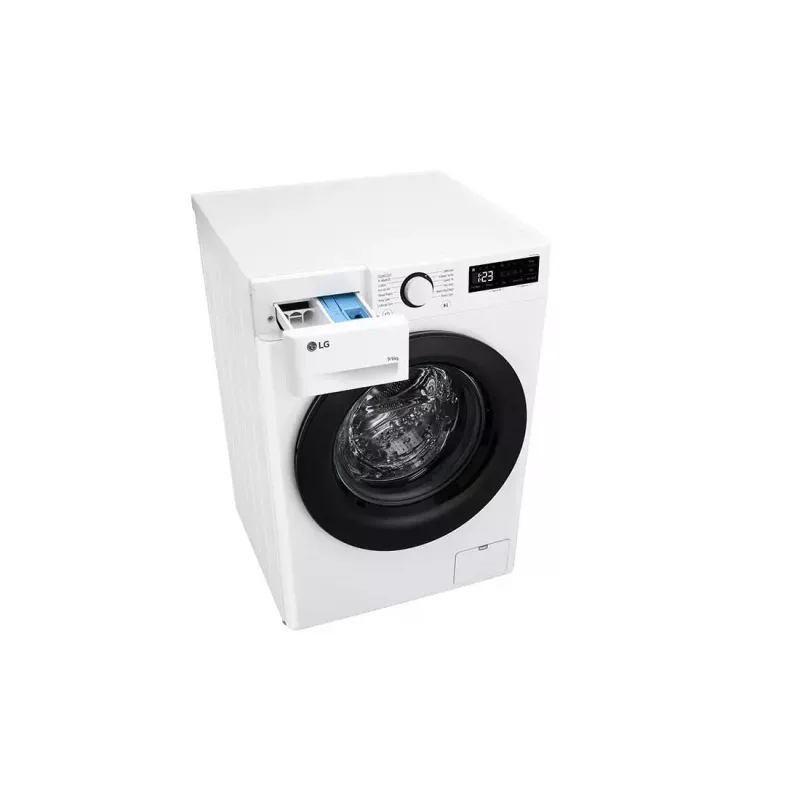 Máquina de lavar e secar LG F4DR509SBW de instalação livre carga frontal preto, branco