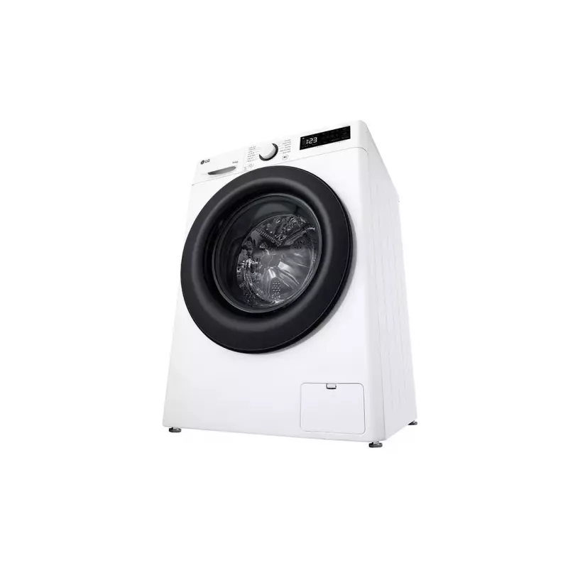 Máquina de lavar e secar LG F4DR509SBW de instalação livre carga frontal preto, branco