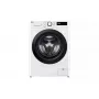 Máquina de lavar e secar LG F4DR509SBW de instalação livre carga frontal preto, branco
