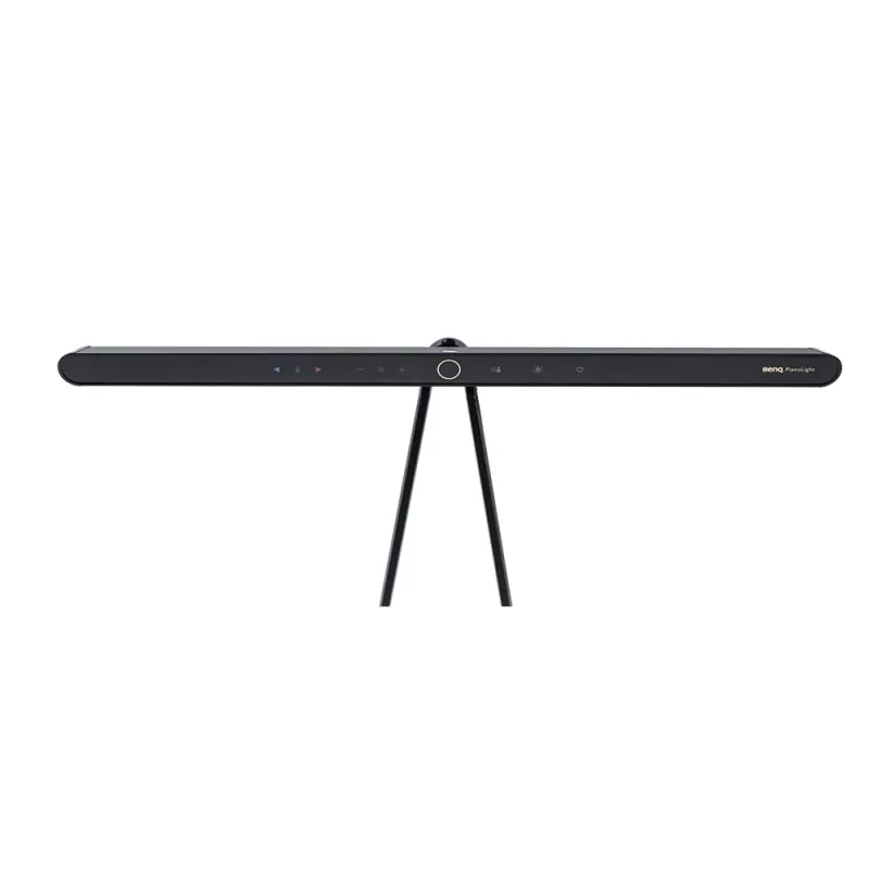 Candeeiro para monitor BenQ PianoLight R preto – 1070 lm, alimentado por USB, 120×367×628 mm