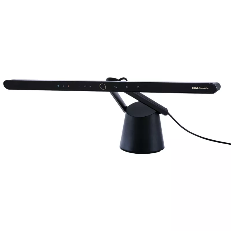 Candeeiro para monitor BenQ PianoLight R preto – 1070 lm, alimentado por USB, 120×367×628 mm