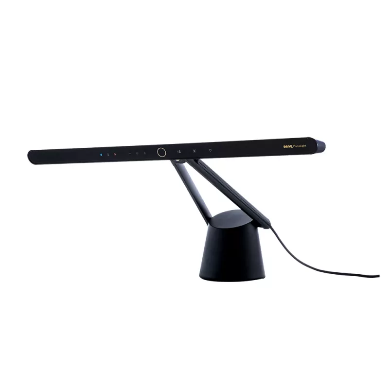 Candeeiro para monitor BenQ PianoLight R preto – 1070 lm, alimentado por USB, 120×367×628 mm