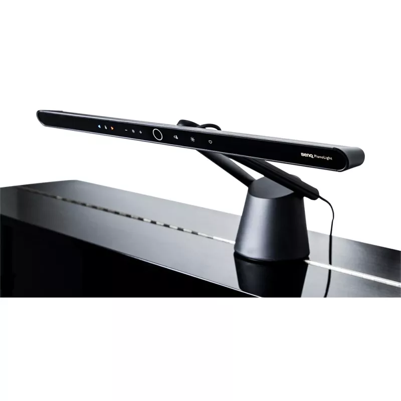 Candeeiro para monitor BenQ PianoLight R preto – 1070 lm, alimentado por USB, 120×367×628 mm