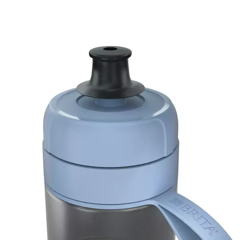 Garrafa com filtro BRITA Active 600 ml azul pastel com 2 filtros MicroDisc, plástico, sem BPA, 233 mm