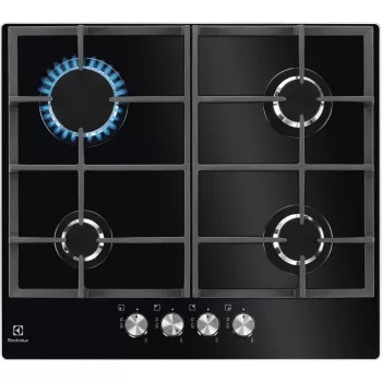 Electrolux KGG6426K preto encastrar 56 cm gás 4 zonas