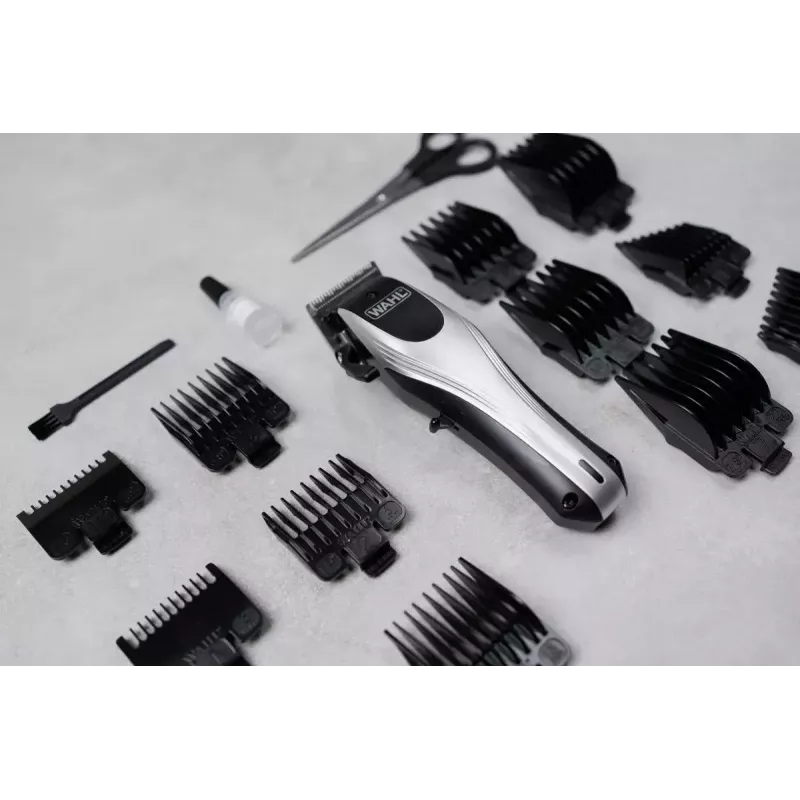 Wahl Rapid Clip 09657.0460 máquina de cortar cabelo, prateada/preta