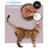 3COTY comida húmida para gatos adultos com peru e ganso, 80 g
