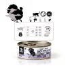 3COTY comida húmida para gatos adultos com peru e ganso, 80 g