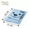 Sacos para dejetos Starch Bag STARCHBAG BIO preto 8×15 unid. sacos de fibra vegetal compostáveis para dejetos de gatos