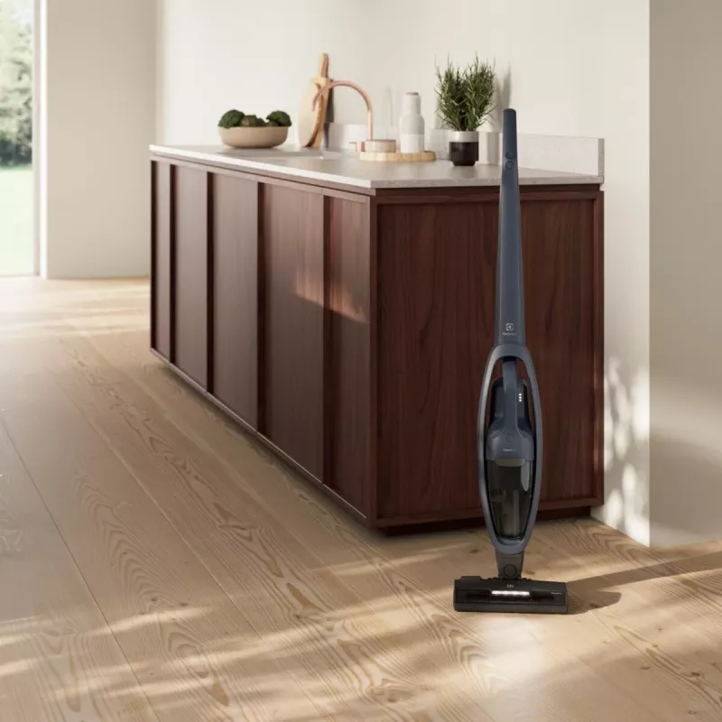 Aspirador vertical com bateria Electrolux ES52CB21DB seco ciclone, espuma, filtro de escape sem saco 0,5 L 29 W azul 2 Ah