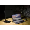 Montis MT042-BK candeeiro de secretária LED, preto, 5,7 W, 230 V + USB