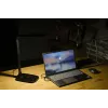 Montis MT042-BK candeeiro de secretária LED, preto, 5,7 W, 230 V + USB