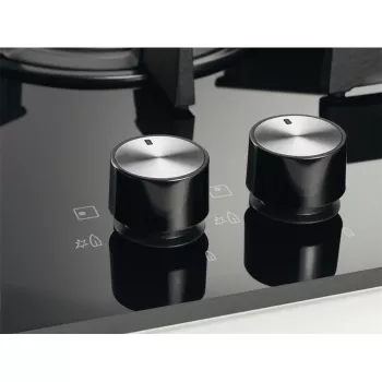 Electrolux EGC3322NVK preto encastrar gás 2 zonas