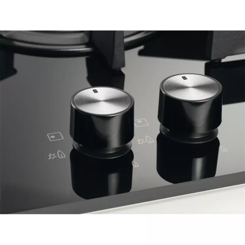 Electrolux EGC3322NVK preto encastrar gás 2 zonas