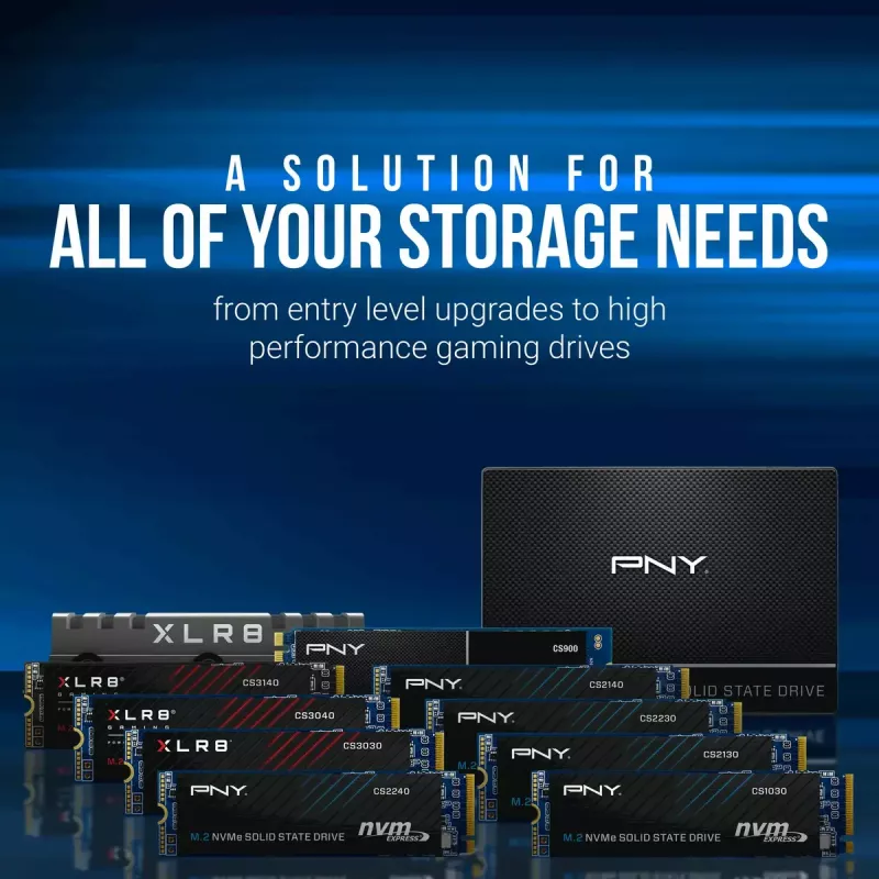Disco SSD PNY 500 GB M.2 2280 PCI-E x4 Gen3 NVMe M280CS2230-500-RB