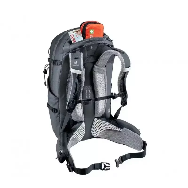 Mochila DEUTER Trail PRO 31 SL mulher – 31 L, leve, resistente, formato mulher, preto