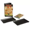 Placas de grelhador/panini Tefal XA800312, pretas