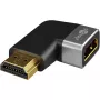 Adaptador de cabo de vídeo Goobay 72012 HDMI Type-A macho preto prateado
