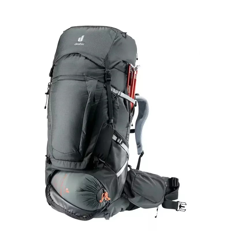 Mochila de caminhada DEUTER Aircontact Pro 65+10 SL mulher grafite, 65+10 L volume
