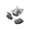 Mochila de caminhada DEUTER Aircontact Pro 65+10 SL mulher grafite, 65+10 L volume