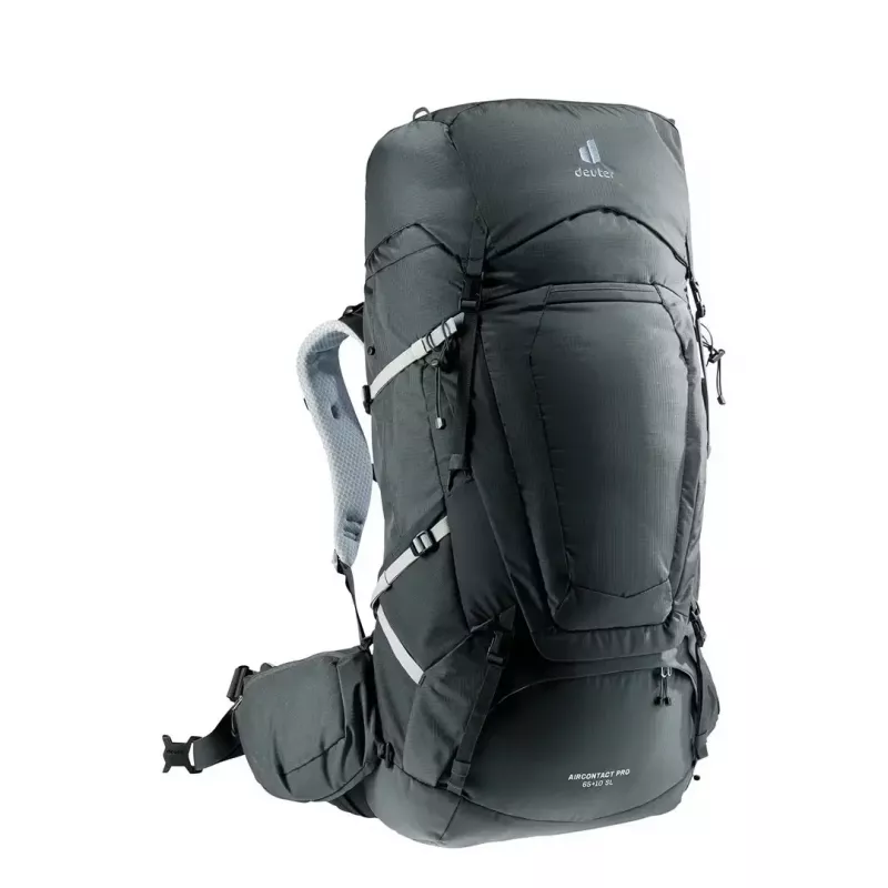 Mochila de caminhada DEUTER Aircontact Pro 65+10 SL mulher grafite, 65+10 L volume