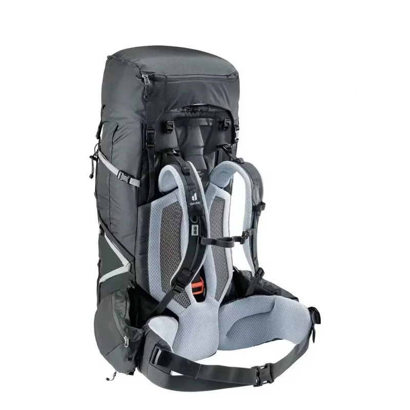 Mochila de caminhada DEUTER Aircontact Pro 65+10 SL mulher grafite, 65+10 L volume