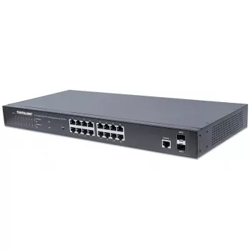 Switch gerido Intellinet 16 portas Gigabit Ethernet PoE+