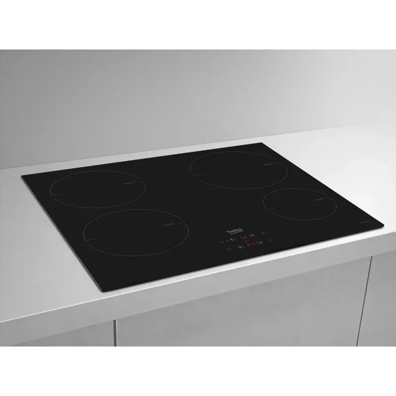Placa de cozinhar Beko HII 64400 MT preto encastrar 60 cm placa de indução 4 zona(s)