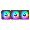 Thermaltake CT120 EX Reverse ARGB Sync CL-F192-PL12SW-A ventoinha de caixa 120 mm, rolamento hidráulico, pack de 3, preto