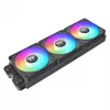 Thermaltake CT120 EX Reverse ARGB Sync CL-F192-PL12SW-A ventoinha de caixa 120 mm, rolamento hidráulico, pack de 3, preto