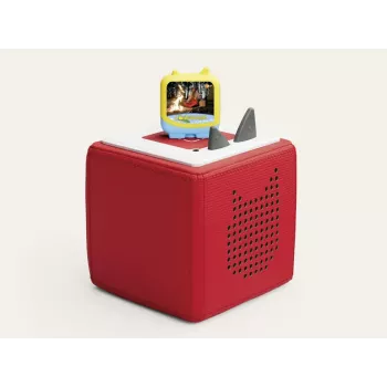 Brinquedo musical Tonies Löwenzahn para crianças a partir de 5 anos, azul e amarelo